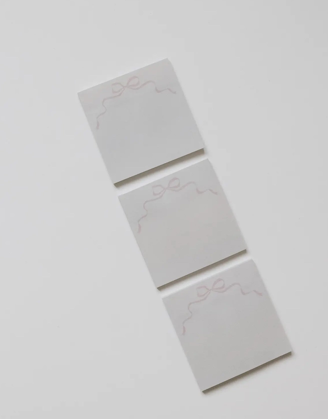 Pink Bow Sticky Notes