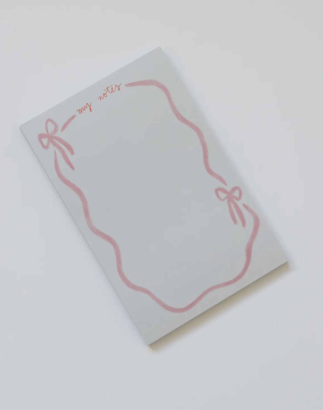 Pink Bow Notepad