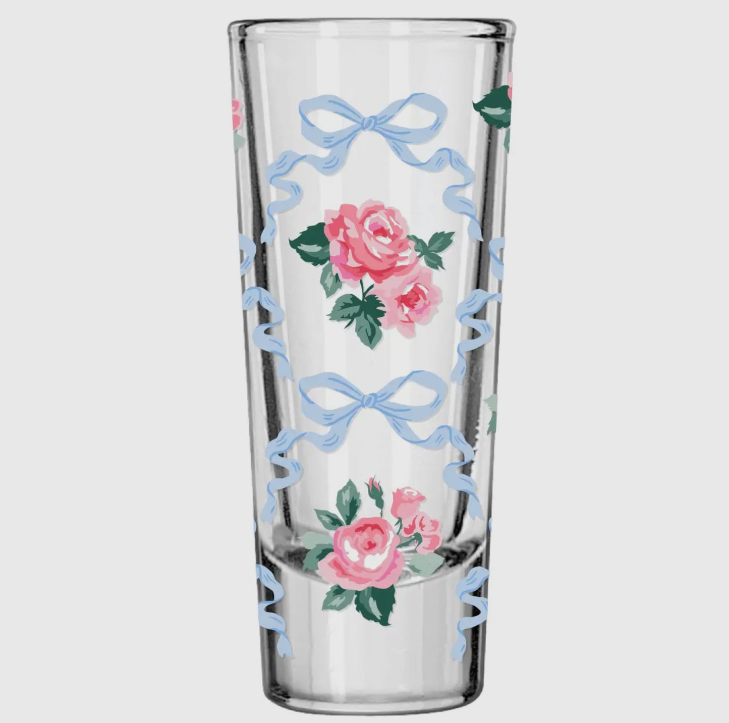 Rose Bow Shot Glass
