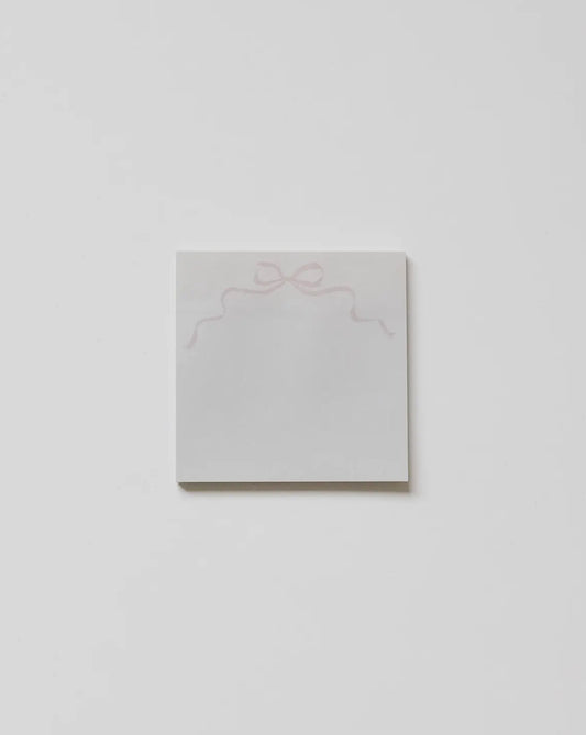 Pink Bow Sticky Notes